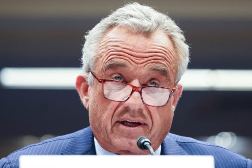 US Secretary of Health and Human Services Robert F. Kennedy Jr., testifies before a Senate