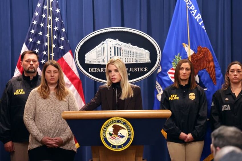 US Attorney General Pam Bondi said the Justice Department has sued New York over immigrati