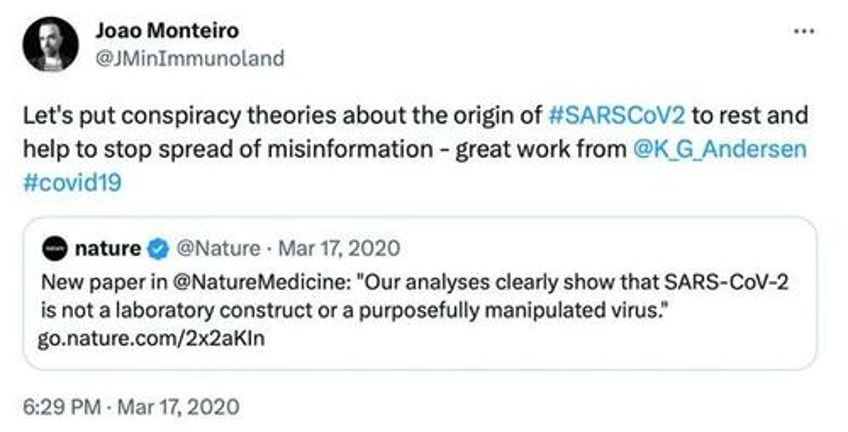 trump admin targets journals proximal origin paper which dismissed possible wuhan lab accident
