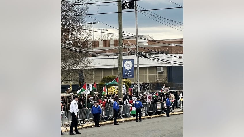 Anti-Israel protest at high NYC school