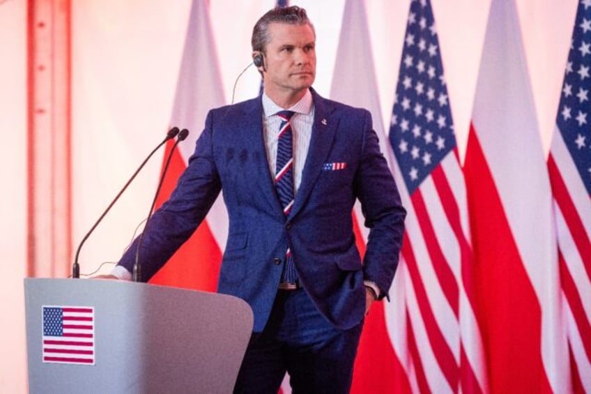 US Defence Secretary Pete Hegseth, who reportedly wrote a memo ordering the US military to