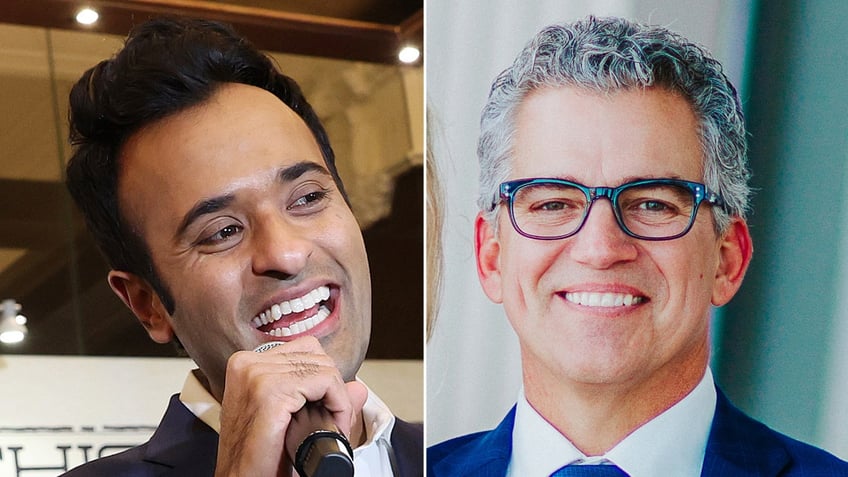 Vivek Ramaswamy and House of Representatives candidate Rick Becker