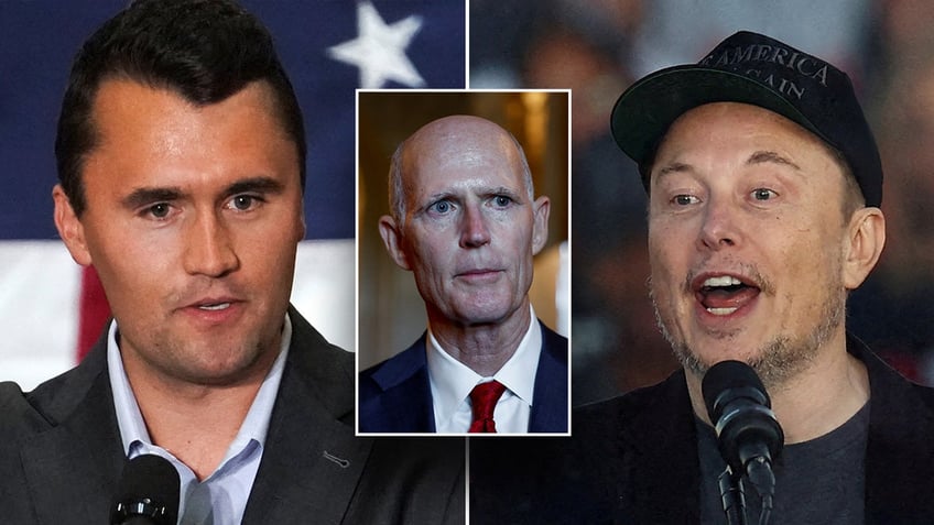 Charlie Kirk, Rick Scott, Elon Musk