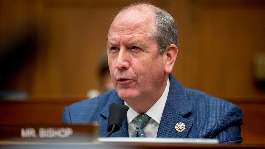 Rep. Dan Bishop speaks at a House hearing