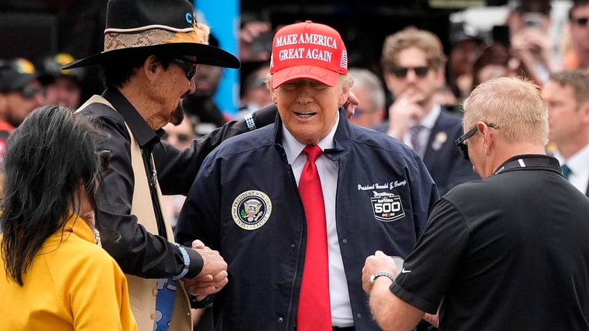 Trump and Richard Petty