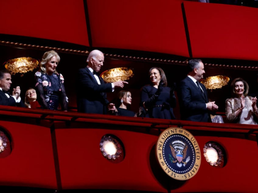 WASHINGTON, DC - DECEMBER 04: (L-R) First Lady Jill Biden, U.S. President Joe Biden, Vice