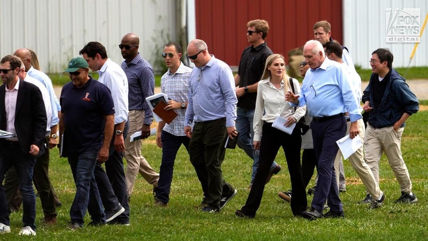 Trump assassination attempt task force walks the grounds in Butler