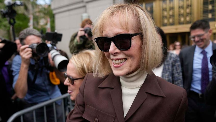 E. Jean Carroll walks out of Manhattan federal court