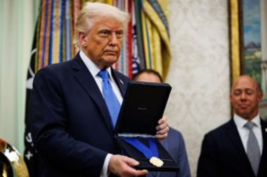 Trump awards first-ever Medals of Sacrifice to fallen law enforcement officers