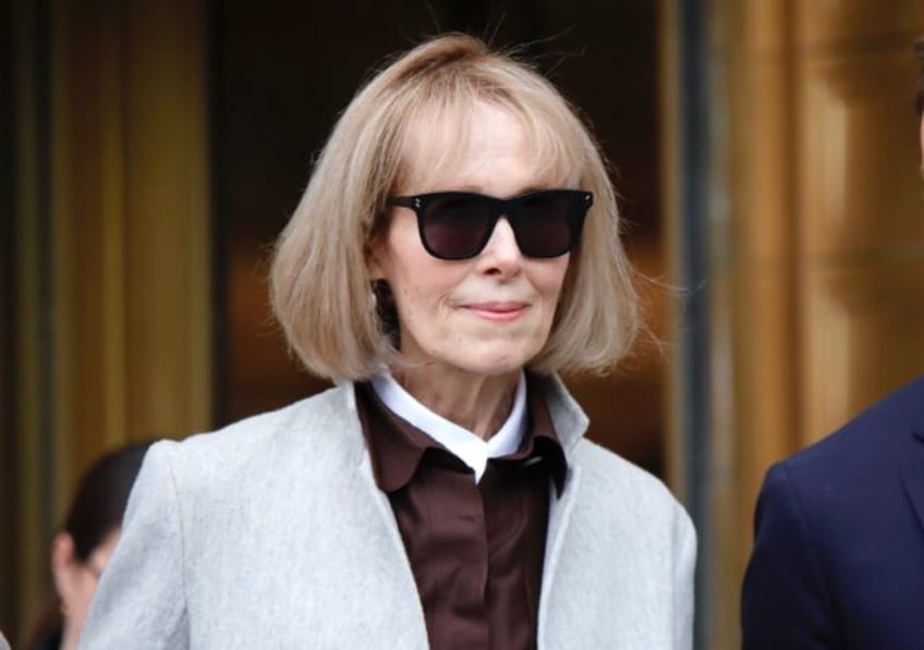 Author E. Jean Carroll leaves court in New York City on April 25, 2023