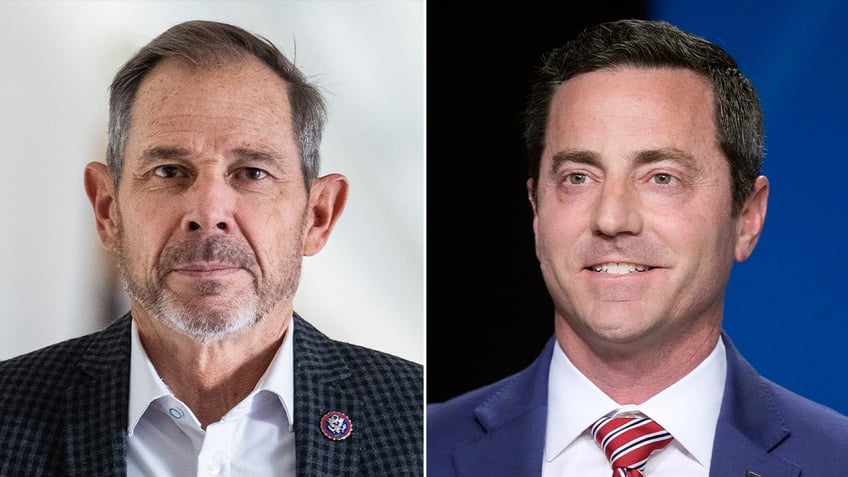 split photos: left: Rep. John Curtis; right: Trent Staggs