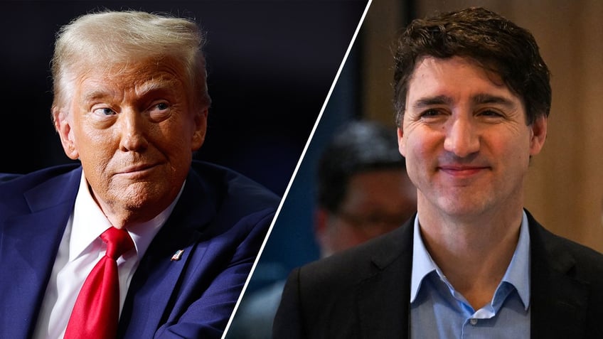 President-elect Trump and Canadian Prime Minster Justin Trudeau