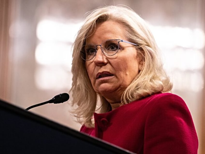 WASHINGTON, DC - JUNE 13: Liz Cheney, former Republican representative from Wyoming, speak