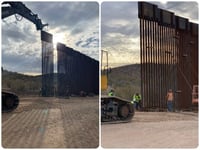 Trump Building Walls to Fill Gaps on New Mexico Border