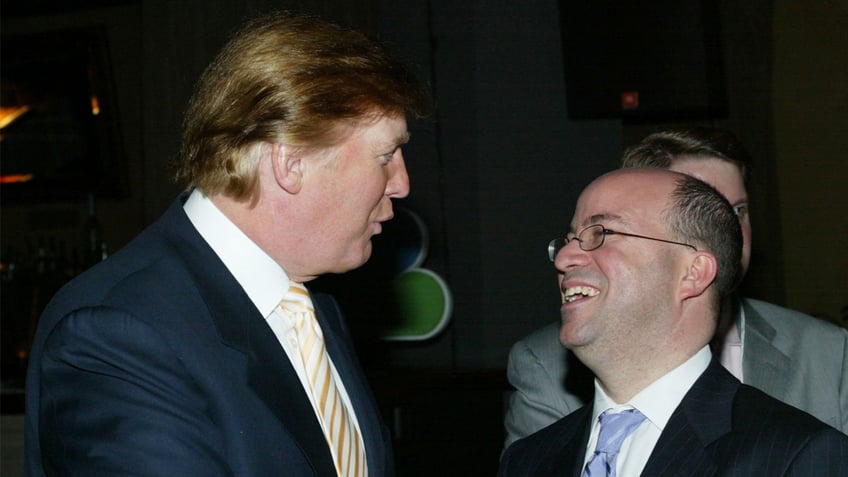 Donald Trump with Jeff Zucker