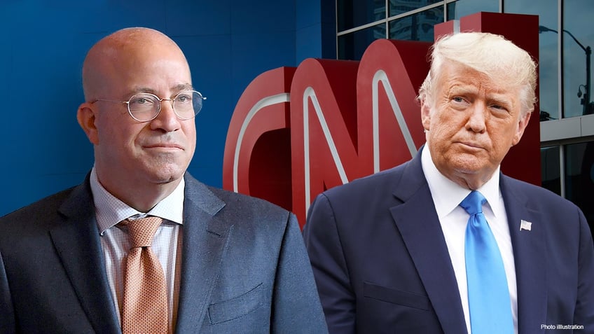 Jeff Zucker and Donald Trump