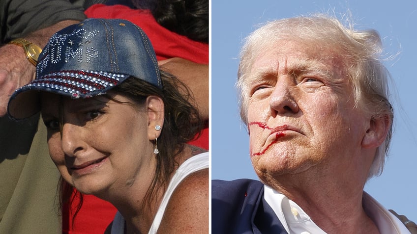 Helen Comperatore and Trump