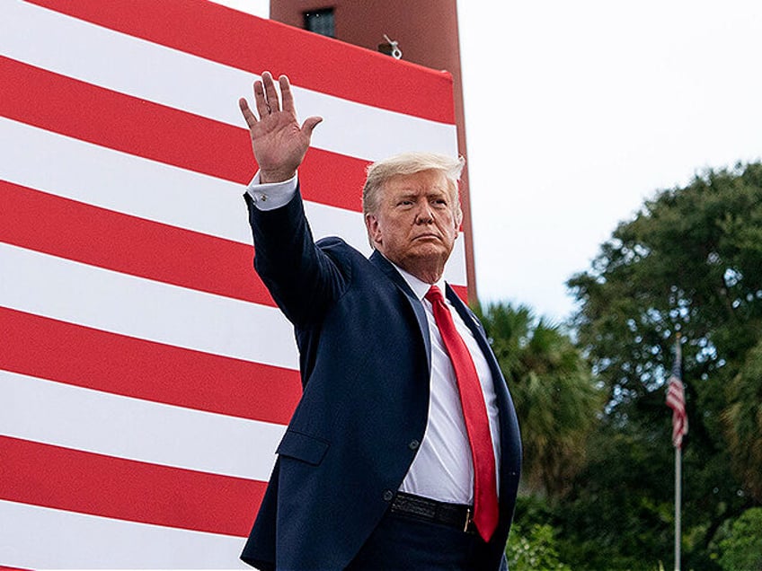 President Donald J. Trump waves at the conclusion of his remarks Tuesday, Sept. 8, 2020, a