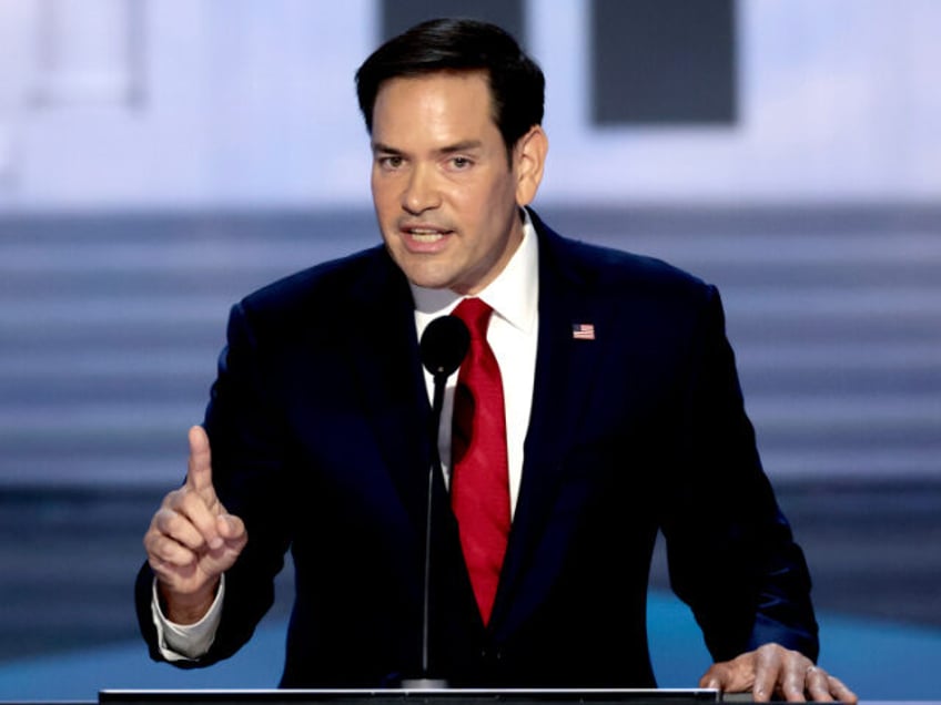 Senator Marco Rubio, a Republican from Florida, speaks during the Republican National Conv