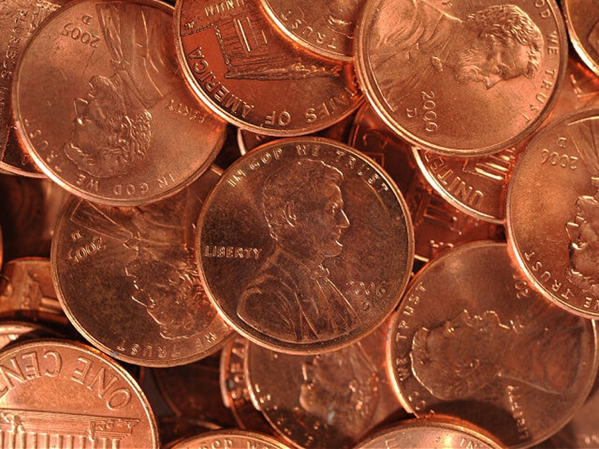 Pile of pennies