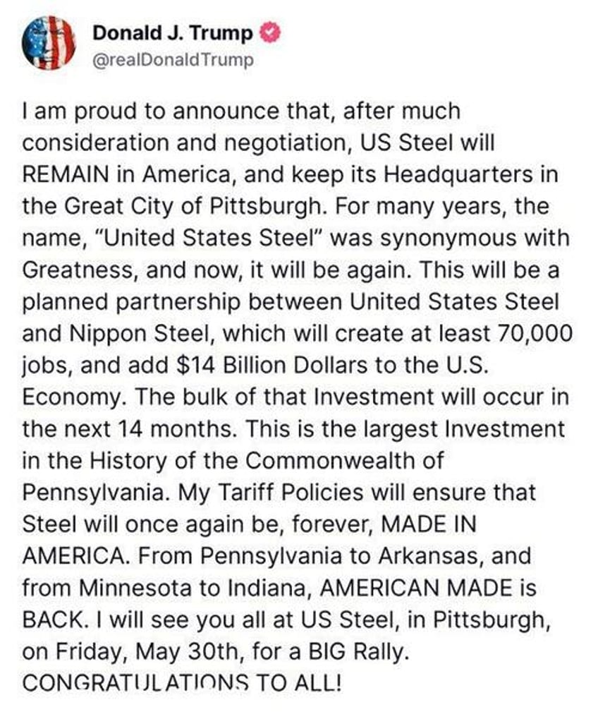 trump endorses us steel nippon deal 