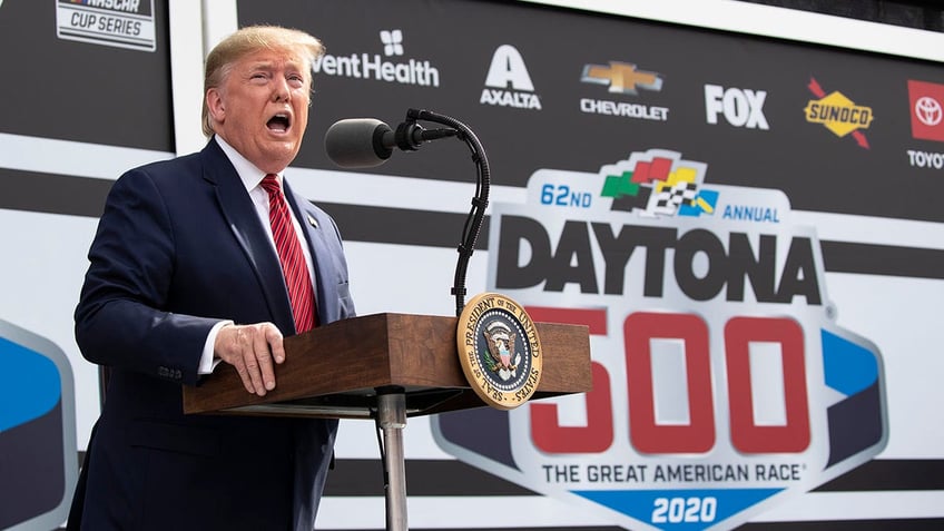 Trump at the 2020 Daytona 500