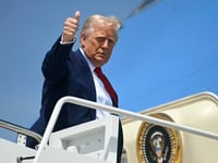 Trump faces Mideast tensions on return to his ‘happy place’