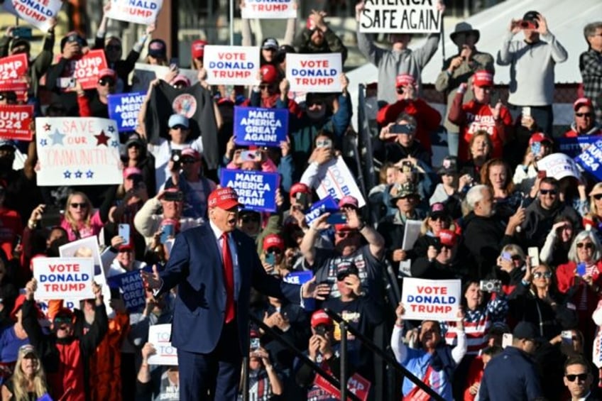 Republican White House candidate Donald Trump was convicted of falsifying business records