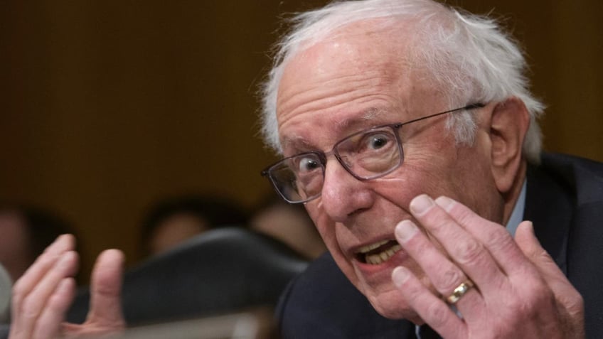 Sen. Bernie Sanders, I-Vt., speaks during the confirmation hearing for Robert F. Kennedy Jr. on Jan. 30, 2025.