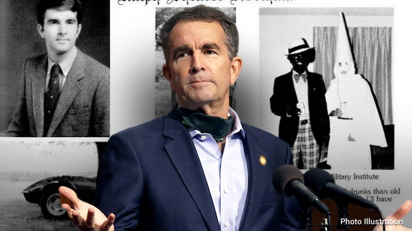 Former Virginia Gov. Ralph Northam gestures while answering a question during his press briefing inside the Patrick Henry Building in Richmond, Va., as his Blackface photo scandal swirls April 20, 2020. 