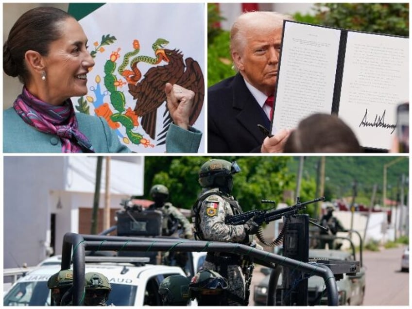 Trump Announced New Sanctions Against Mexico for Lack of Action Against Cartels (AP FILE P