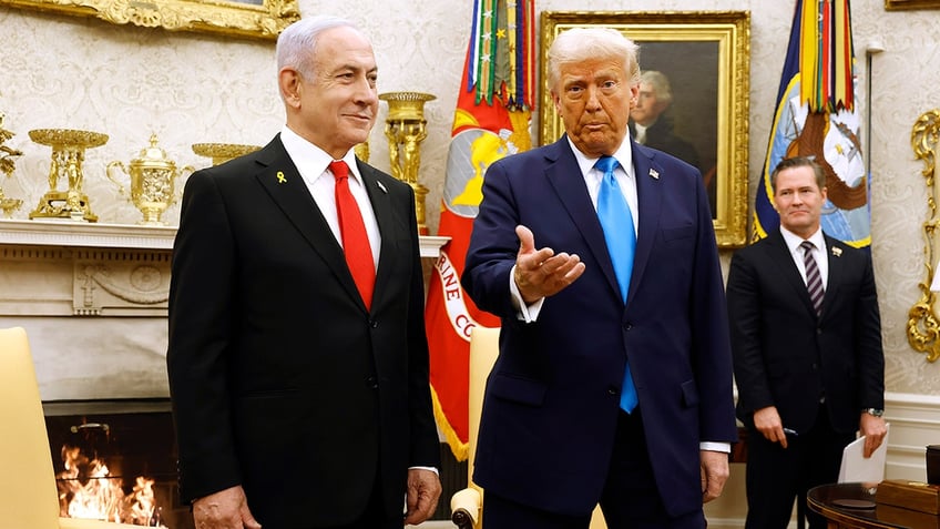 Israeli Prime Minister Benjamin Netanyahu and President Donald Trump