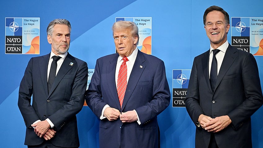 trump joins nato summit with glowing praise as allies adopt new spending and more top headlines