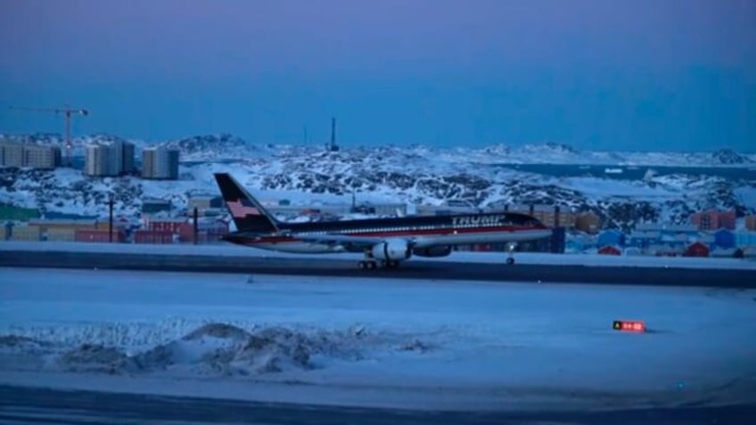 Donald Trump Jr landed in Greenland for a private visit