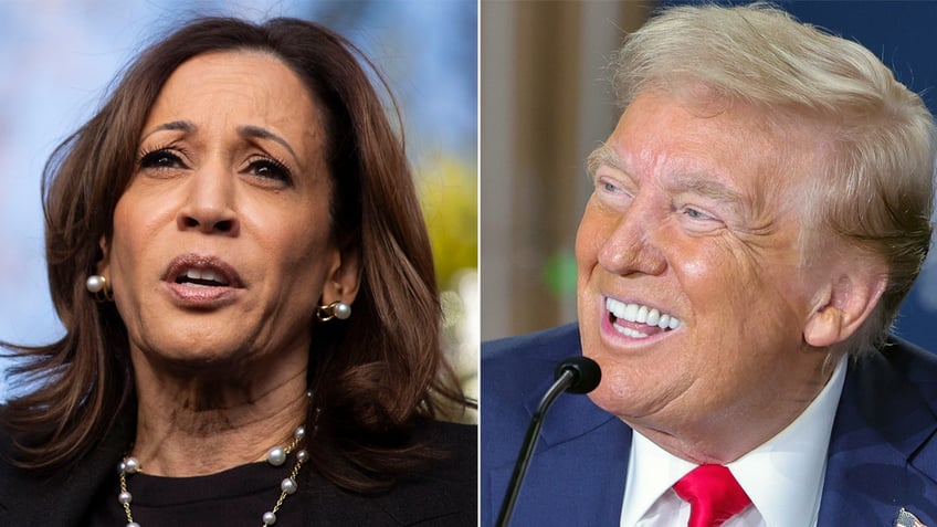 Harris Trump split