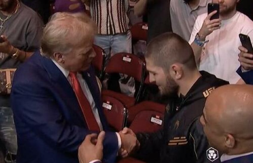 trump makes big promise on gaza war to ufc superstar khabib