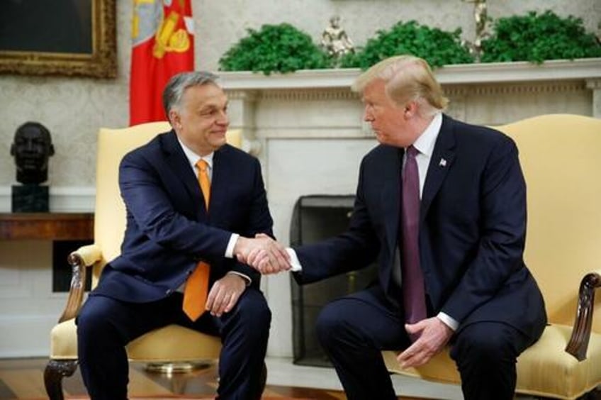 trump meets with hungarian leader viktor orban discussions focus on border security