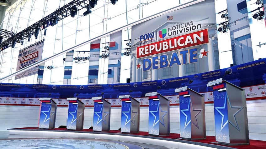 GOP debate stage