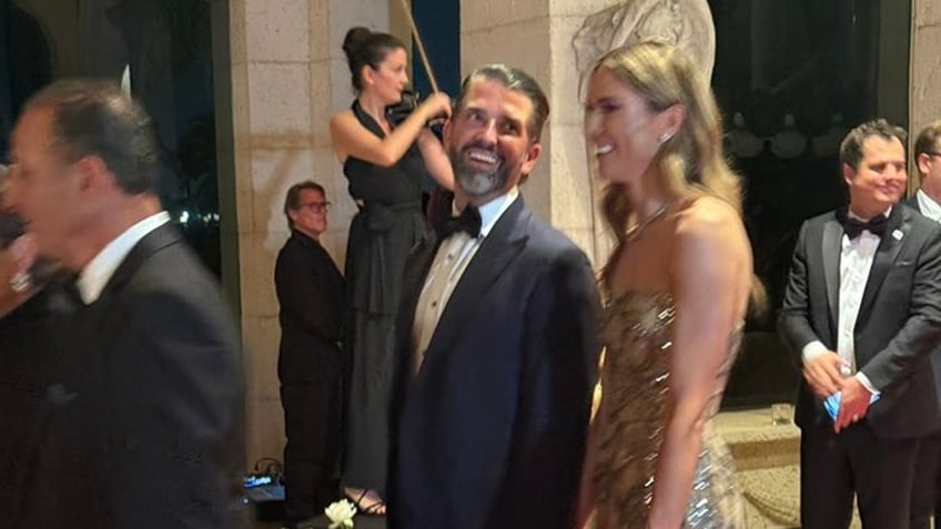 Donald Trump Junior at Mar-a-Lago New Year's Eve party