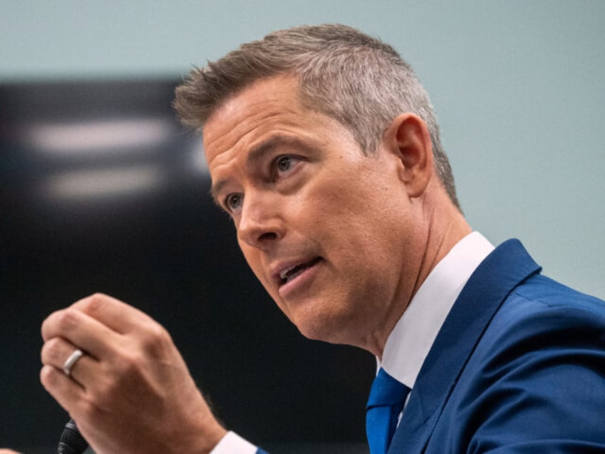 Secretary of Transportation Sean Duffy testifies in front of a House Committee on Appropri