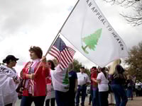 Trump official fires back at Democratic senator who called historic flag 'Christian nationalist' symbol