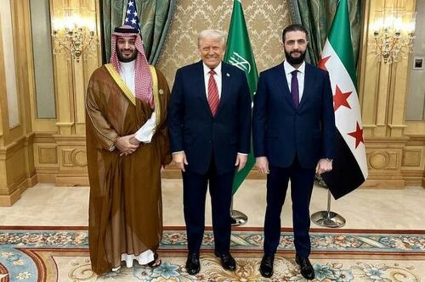 trump praises young attractive president sharaa founder of al qaeda in syria before qatar visit