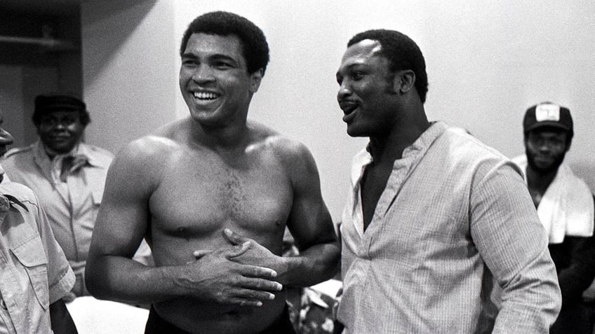 Ali and Frazier in 1978