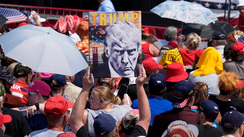 Republicans at Trump rally