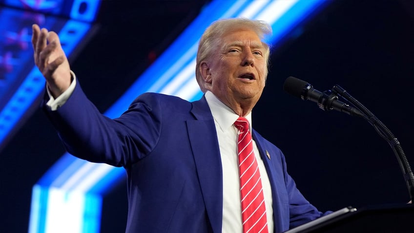 Donald Trump speaks at AmericaFest