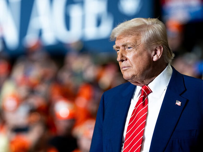 President Donald Trump delivers remarks on a partnership deal with U.S. Steel and Nippon S