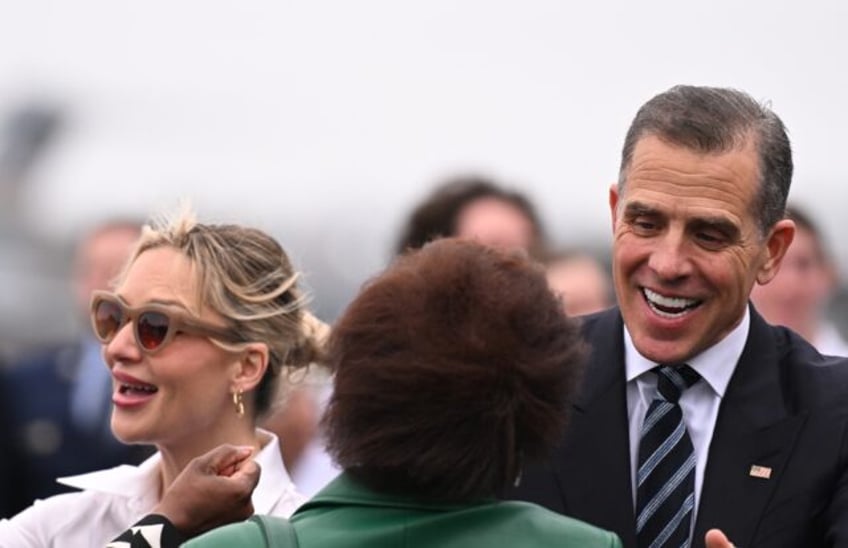 Hunter Biden (R), son of US President Joe Biden, and Melissa Cohen Biden (L) arrive at Joi