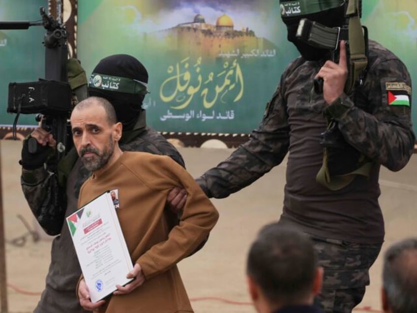 Israeli captive Eli Sharabi, who has been held hostage by Hamas in Gaza since October 7, 2