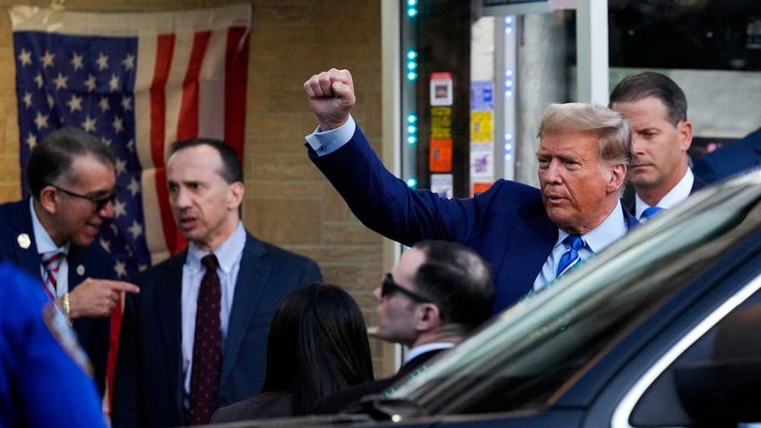 trump says criminal trial is having a reverse effect as he campaigns at new york bodega vows to save city