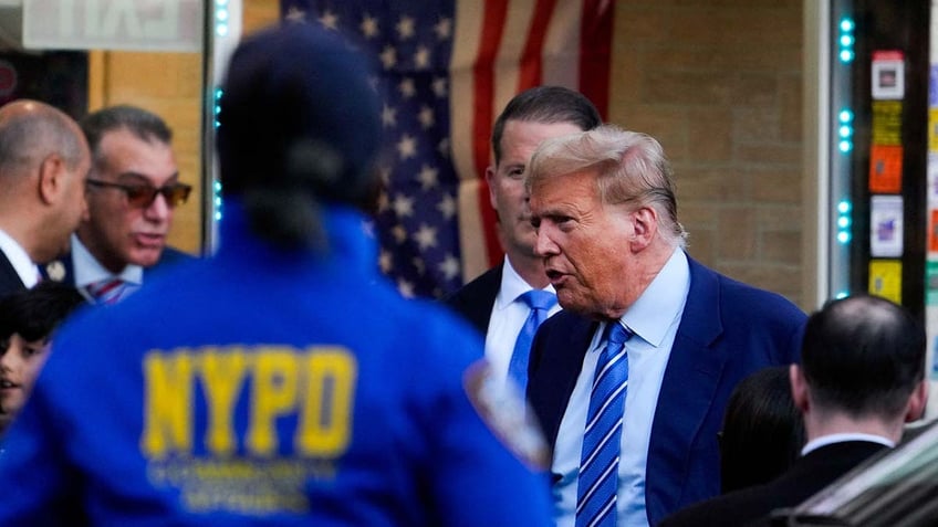 trump says criminal trial is having a reverse effect as he campaigns at new york bodega vows to save city